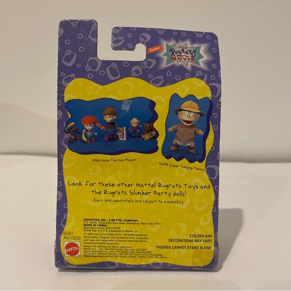 Vintage 1998 The Rugrats Movie Baby Dil Collectible Nickelodeon Mattel Figure - Picture 2 of 4